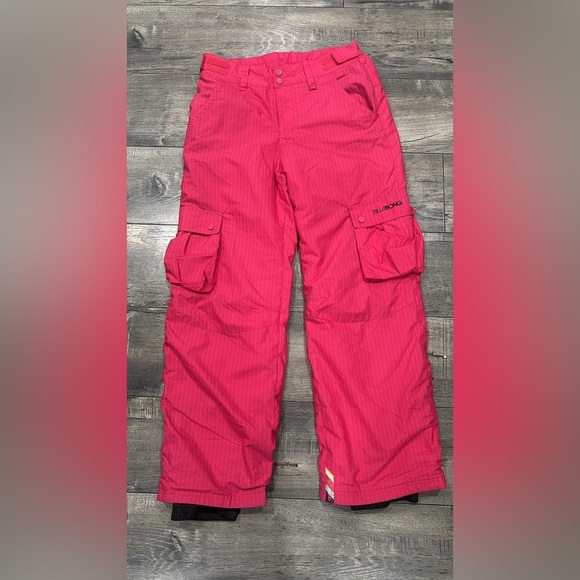 Billabong Other - Billabong Kids' Bright Pink Cargo Pants for the snow